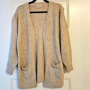 Fat Face Cozy Beige Women's Cardigan Sweater Sz Sm/2